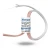 16 AWG Stranded Copper Electrical Wire, 600V PVC Insulation (+105°C) White | Asharqiyah Cables Company for Industry - Image 1