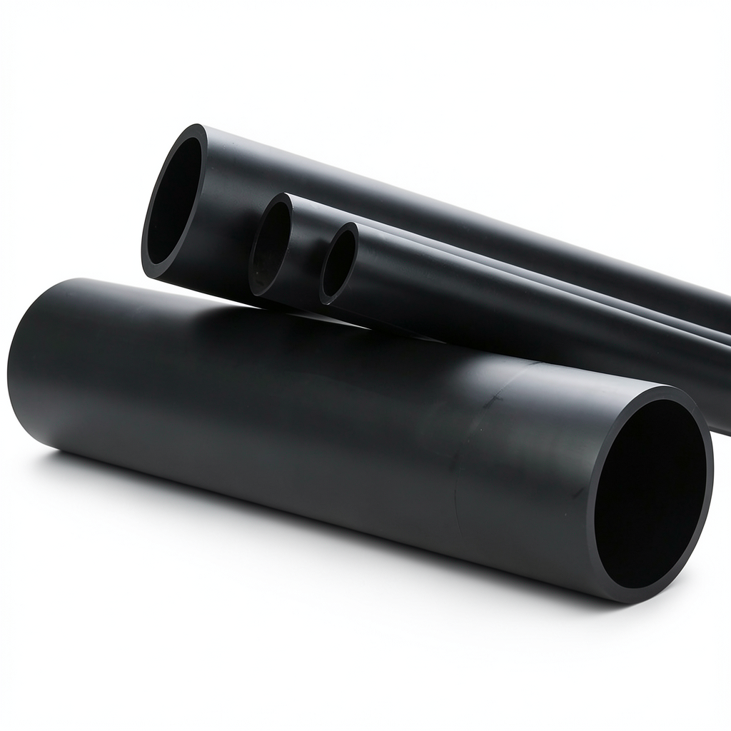 HDPE Pipe 20 Bar Pressure PE 100, Size OD 355 mm, Thickness 20.1 mm Black