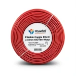 Flexible Copper Electric Wire 2.5mm 450/750V 100m Red | Riyadh Cables Group