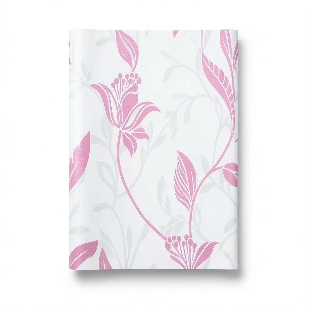 Wallpaper Collection Aruba White with Pink Color, Size 5 m² | YT-30918293