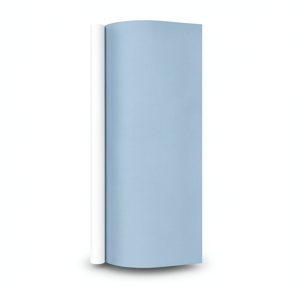 Plain Wallpaper Blue Color 10 m x 0.53 m, Model G56613