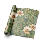 American Wallpaper Floral Design 10 m x 0.53 m, Green, Model ht70205