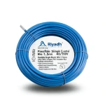 Flexible Single Electric Wire 1.5mm2 450/750V Copper Conductor PVC Insulation Blue | Riyadh Cables Group