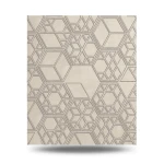 Spanish Wallpaper Geometric Design Beige, Size 10mx0.53m, Model 1103-3