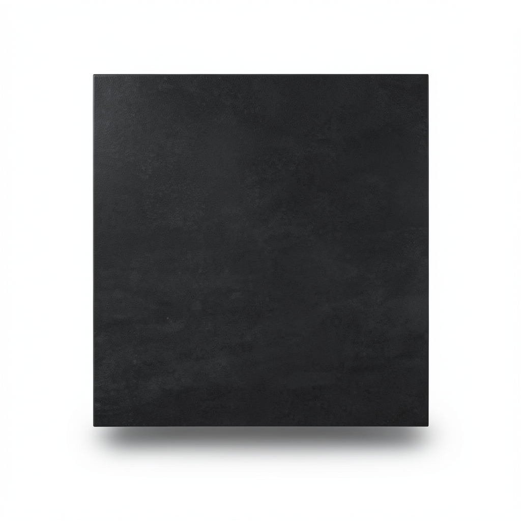 Natural Porcelain Flooring 60x60 cm, Black, Square