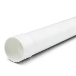 مواسير بلاستيك UPVC مقاس 3 إنش سمك 2.67 مم ضغط 100 psi لون أبيض