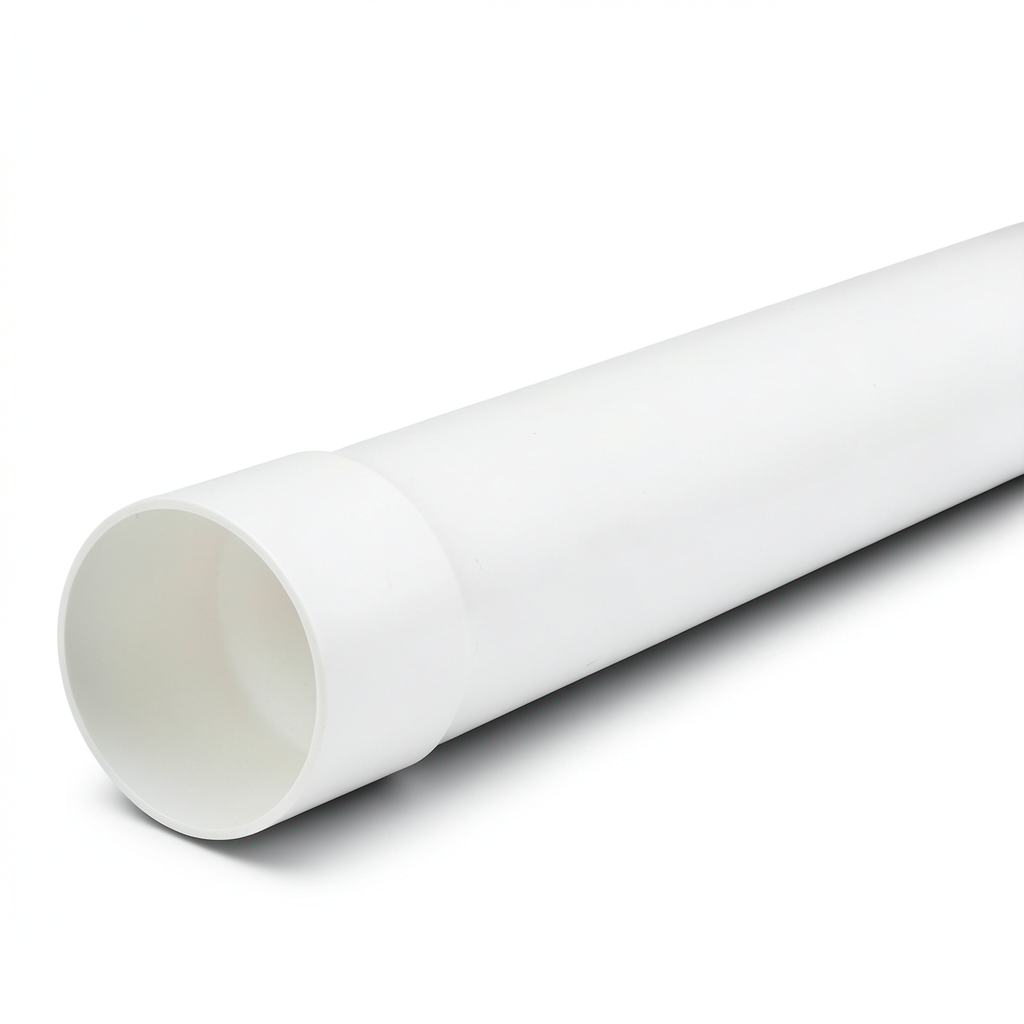 UPVC Plastic Pipe 3 inch 2.67 mm Thickness 100 psi White