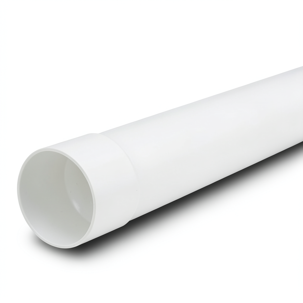 UPVC Pipe Nominal Pressure 100 psi Size 8 inch Thickness 5.97 mm White Color