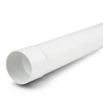 مواسير بلاستيك UPVC ضغط 125 psi مقاس 1/4 1 إنش سمك 2.03 مم لون أبيض