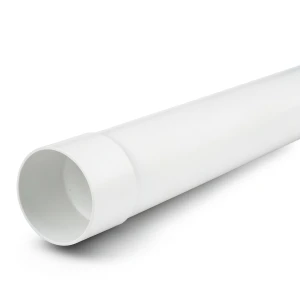 UPVC Plastic Pipe Nominal Pressure 125 psi Size 1 1/4 inch Thickness 2.03 mm White Color