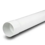مواسير UPVC ضغط 125 psi مقاس 1 1/2 إنش سمك 2.03 ملم لون أبيض