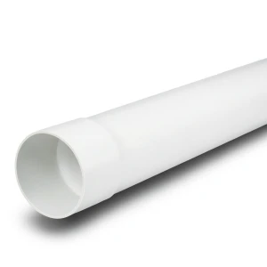 UPVC Pipe Nominal Pressure 125 psi Size 1 1/2 inch Thickness 2.03 mm White Color