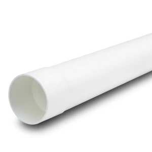 UPVC Plastic Pipe Nominal Pressure 125 psi Size 2 inch Thickness 2.36 mm White Color