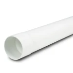 أنابيب UPVC ضغط اسمي 125 psi مقاس 2 1/2 إنش سماكة 2.74 ملم لون أبيض