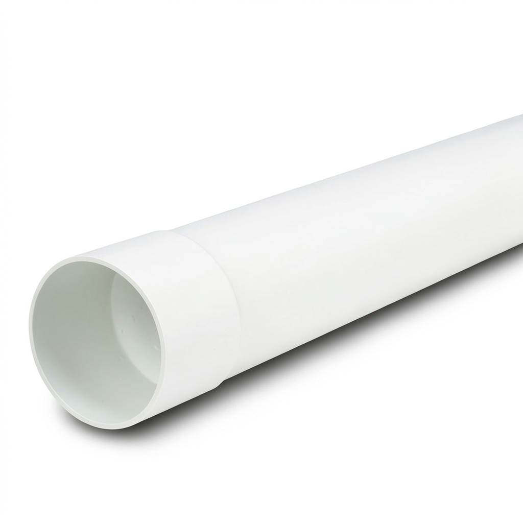 UPVC Pipe Nominal Pressure 125 psi Size 2 1/2 inch Thickness 2.74 mm White Color