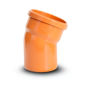 UPVC Elbow 15° Size 75 mm Orange | Arabian Plastic Manufacturing CO.(APLACO)