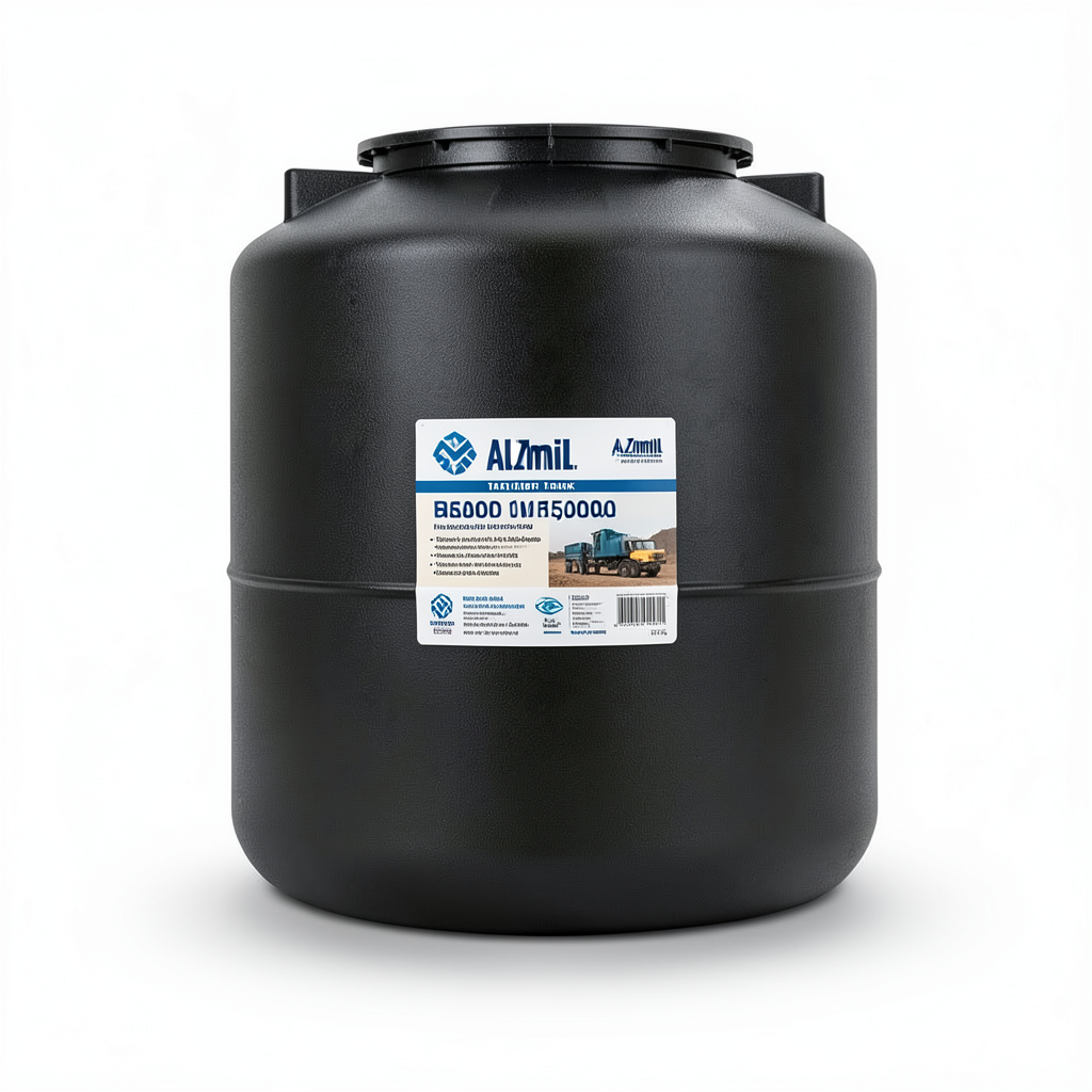 Water Tank 115000 Liter Polyethylene Underground, Black | Al Zamil Tanks
