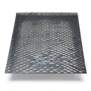 شبك ممدد بقلاوة حديد مدرفل على الساخن شكل معماري تخانة 1.2 mm مقاس 1.22×7 m