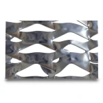 سلك شبك ممدد (بقلاوه) حديد اسود نموذج معماري سمك 1.4 مم مقاس 1.22×3 م