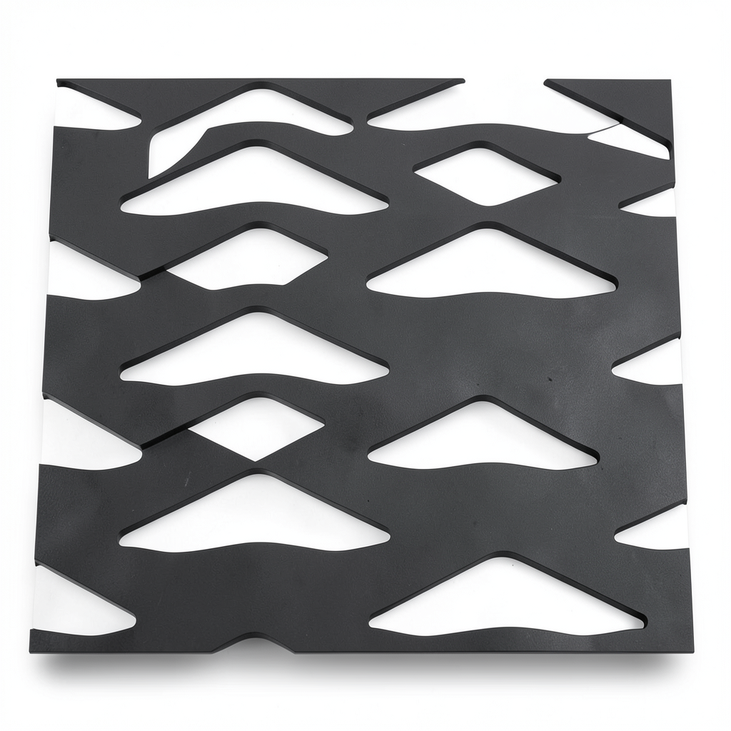 سلك شبك معدني (بقلاوه) حديد اسود تصميم معماري سماكة 1.4 مم مقاس 1.22×4 م