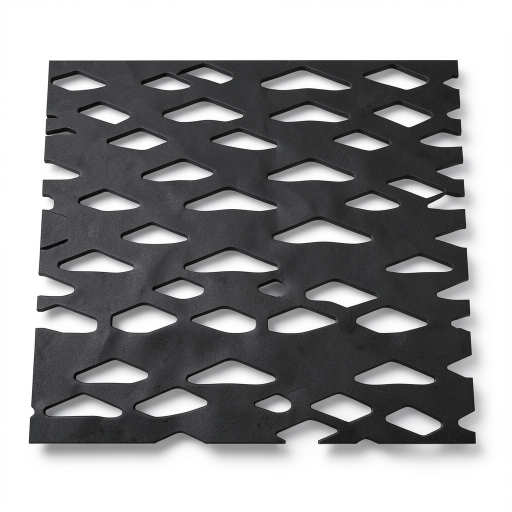 Hot Rolled Expanded Metal Mesh Memari Shape Thickness 1.5 mm Width 1.22 M Length 2 M