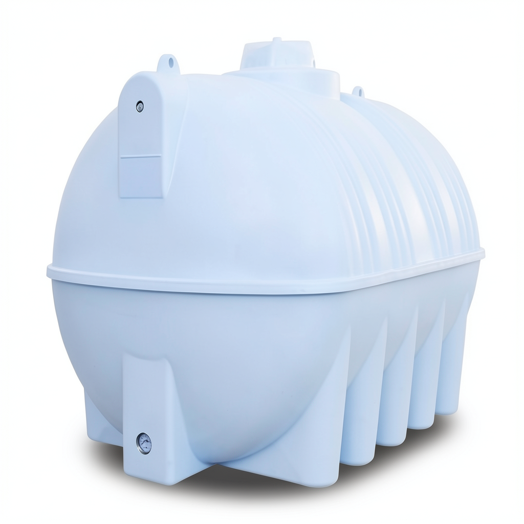 Water Tank Marjan Horizontal Polyethylene 4000 Liter, Size 248×160×160 cm