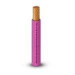 كابل نحاس THHN/THWN قطر 5.9 مم معزول PVC 105° اللون وردي 600 فولت الطول 500 قدم | شركة الفنار