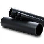 انابيب HDPE ضغط اسمي 20 بار PE 100 قطر خارجي 200 مم SDR 9 سمك 22.4 مم لون اسود