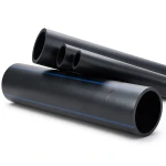 أنابيب HDPE ضغط 20 بار PE 100، قطر خارجي 280 مم، سمك 31.3 مم، لون أسود