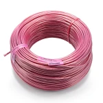 كابل نحاس THHN/THWN معزول PVC 105°  قطر 11.9 مم 600 فولت 500 قدم وردي | شركة الفنار