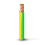 THHN/THWN Copper Cable PVC 105°C Insulation 2.9 MM 600 Volt 500 feet Yellow with Green | Al Fanar