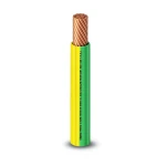 THHN/THWN Copper Cable 3.4 mm Diameter PVC 105°C Insulation 600 Volt 500 Feet Yellow with Green | Al Fanar
