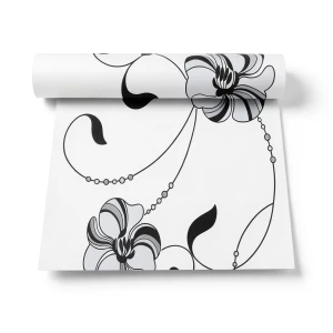 Wall Covering Collection Aruba 5 m² White and Black, Product Code 5716-15 | YT-41675032