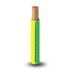 THHN/THWN Copper Cable PVC 105°C Insulation Diameter 5.5 MM 600 Volt 500 Feet Yellow with Green | Al Fanar