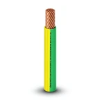 THHN/THWN Copper Cable PVC 105°C Insulation Diameter 6.4 MM 600 Volt 500 Feet Yellow with Green | Al Fanar