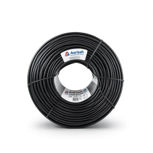 سلك امريكي 3 AWG نحاس مجدول معزول PVC 105°C أسود، 600 فولت، 500 قدم | شركة كابلات الشرقية للصناعة