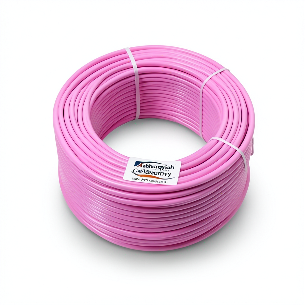 16 AWG Stranded Tinned Copper Electric Wire, PVC Insulated 105°C, Pink, 600V, 2500ft | Asharqiyah Cables Company for Industry