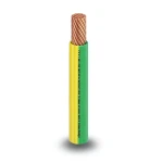 THHN/THWN Copper Cable PVC 105°C Insulation Diameter 3.9 MM 600 Volt 500 Feet Yellow with Green | Al Fanar
