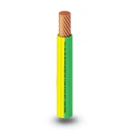 THHN/THWN Copper Cable PVC 105°C Insulation Diameter 2.2 MM 600 Volt 500 Feet Yellow with Green | Al Fanar