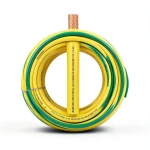 THHN/THWN Copper Cable PVC 105°C Insulation Model PVC 105 Diameter 2.5 MM 600 Volt 500 Feet Yellow with Green | Al Fanar