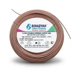 لفة سلك 16 AWG نحاس مجدول جهد 600 فولت عزل PVC +105°C بني | شركة كابلات الشرقية للصناعة