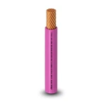 THHN/THWN Copper Cable PVC 105°C Insulation Diameter 7.6 MM 600 Volt 500 Feet Pink | Al Fanar