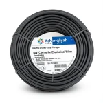 لفة سلك كهرباء امريكي 6 AWG نحاس مجدول عزل PVC 105°C أسود 600 فولت 500 قدم | شركة كابلات الشرقية للصناعة