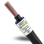 سلك امريكي 4 AWG نحاس مجدول معزول PVC 105°C أسود، 600 فولت، 500 قدم | شركة كابلات الشرقية للصناعة