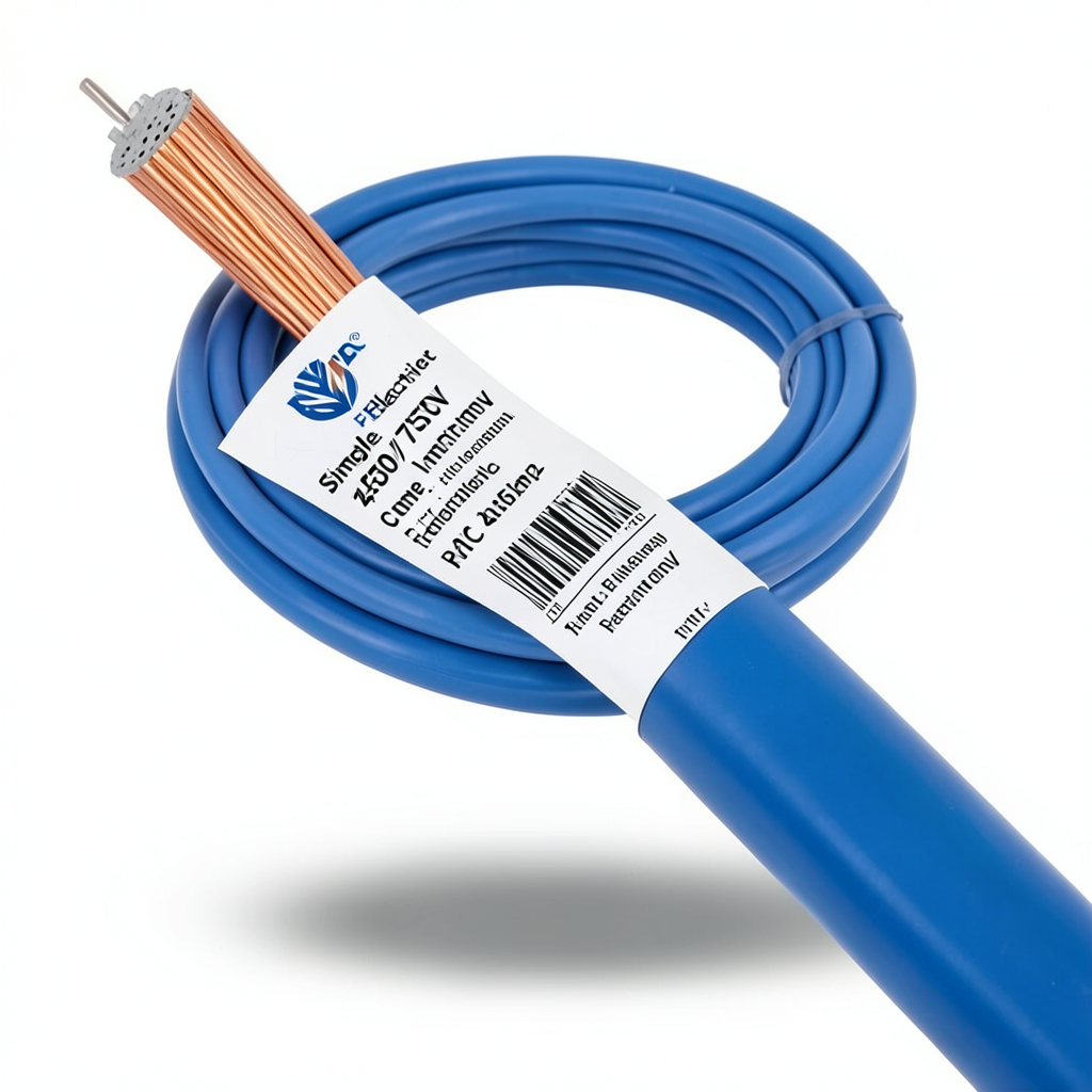 سلك كهربائي مفرد مرن 150mm2 450/750V نحاس معزول PVC أزرق | مجموعة كابلات الرياض