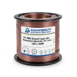 لفة سلك أمريكي 1/0 AWG نحاس مجدول معزول PVC 105°C أسود 600 فولت 500 قدم | شركة كابلات الشرقية للصناعة