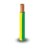 THHN/THWN Copper Cable PVC 105°C Insulation Diameter 6.4 MM 600 Volt 500 Feet Yellow with Green | Al Fanar