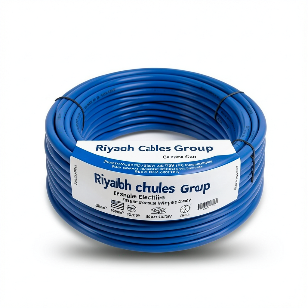 Flexible Single Electric Wire 240mm2 450/750V Copper Conductor PVC Insulated Blue | Riyadh Cables Group