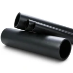 أنابيب HDPE ضغط اسمي 20 بار PE 100 قطر خارجي 450 مم SDR 9 أسود