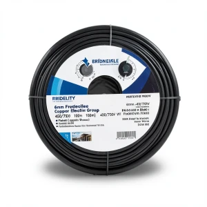 6mm Flexible Copper Electric Wire 450/750V 100m Black | Riyadh Cables Group